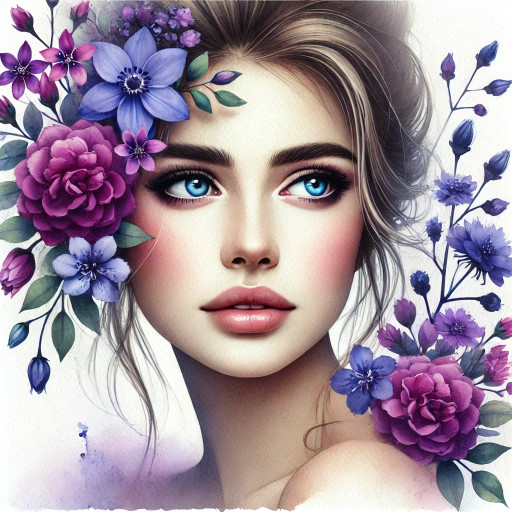 Портреты акварелью по фото