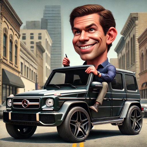 Процесс создания шаржа для мужчины на 1 апреля