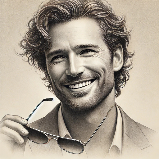 Различные примеры оформления и использования мужских портретов карандашом в интерьере и в качестве подарка