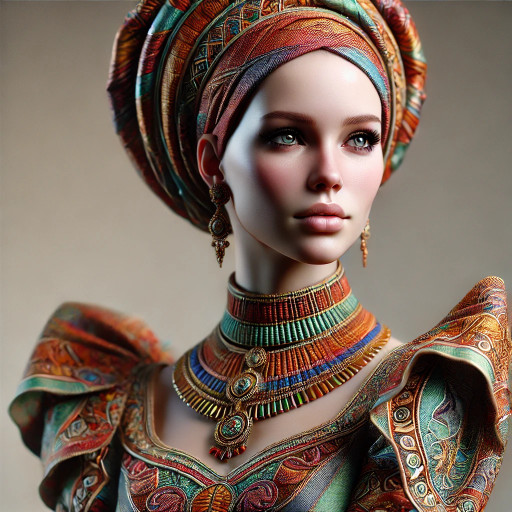 Один портрет в различных художественных стилях