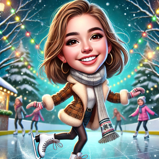 Этапы создания женского шаржа к 1 апреля