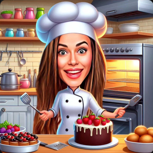 Пример использования карикатур в качестве подарка и элемента дизайна интерьера