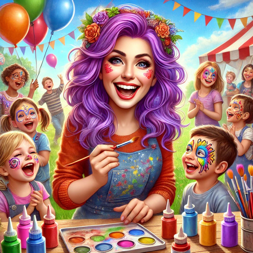 Яркая карикатура, созданная по фотографии, демонстрирующая характерные черты лица с художественным преувеличением