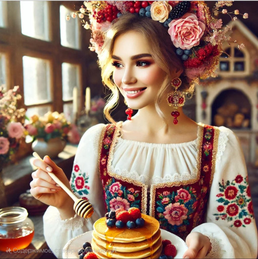 Портреты и шаржи на масленицу