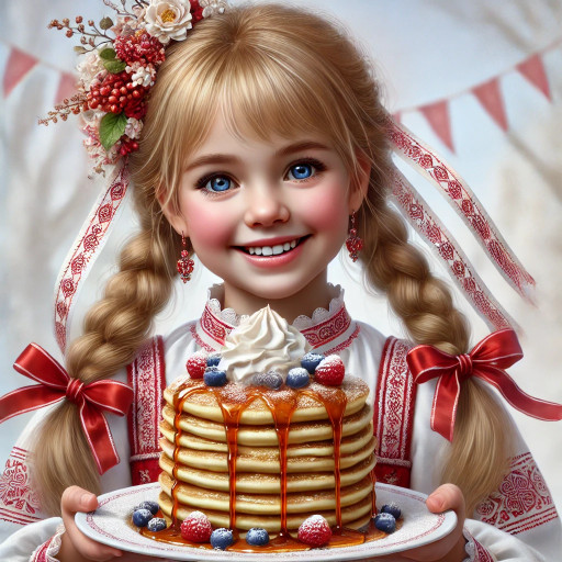 Портреты и шаржи на масленицу