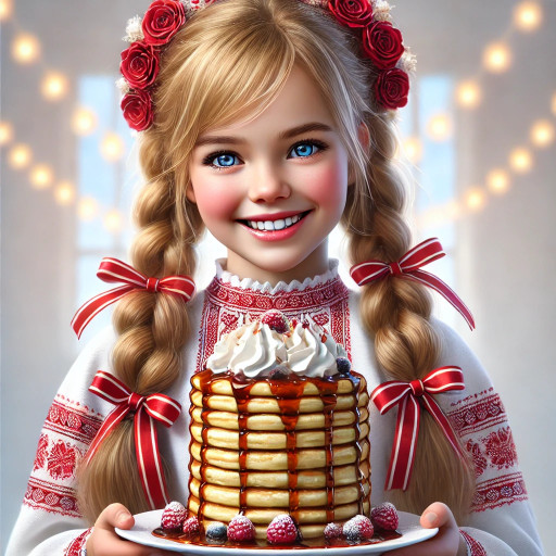 Портреты и шаржи на масленицу