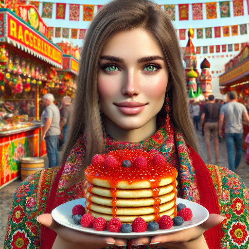 Портреты и шаржи на масленицу