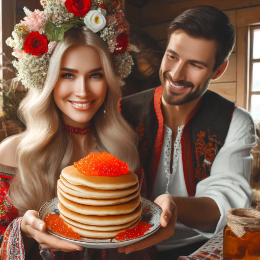 Портреты и шаржи на масленицу