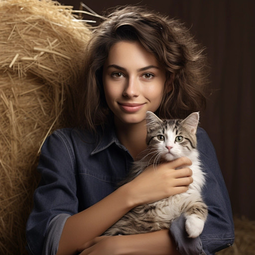 Коллекция разнообразных портретов одной девушки в различных стилях и образах