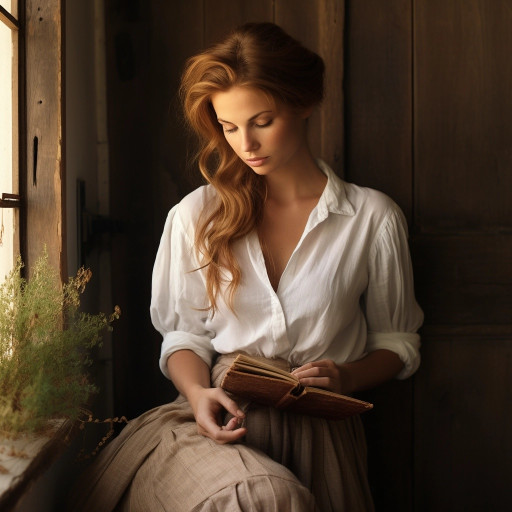 Коллекция разнообразных портретов одной девушки в различных стилях и образах