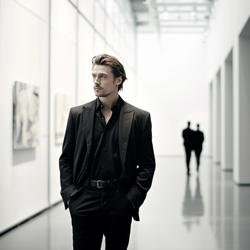 Процесс создания мужского портрета с помощью ИИ: от загрузки фото до получения результата