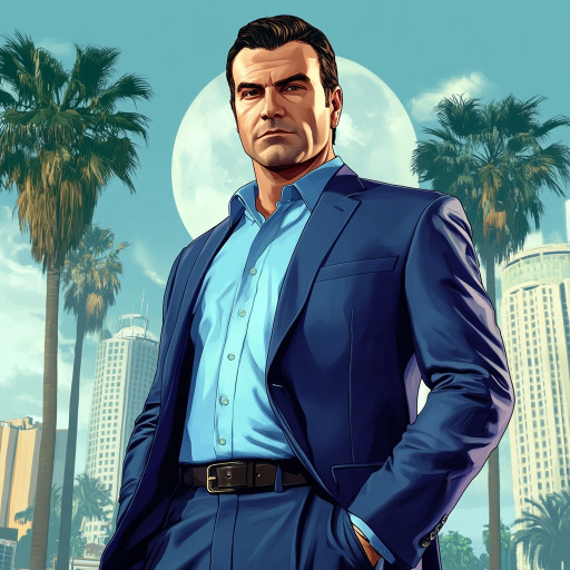 Портреты в стиле Gta