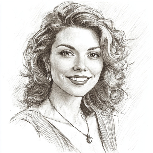 Детальная проработка женского портрета карандашом с особым вниманием к глазам, волосам и мягким линиям лица