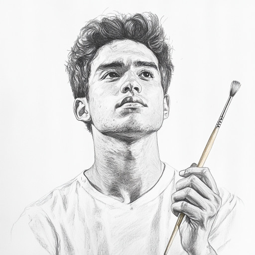 Варианты портретов карандашом мужчин разных возрастов в различных художественных стилях