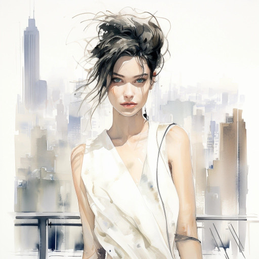 Портреты акварелью по фото