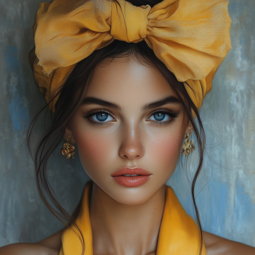 Стильный кинематографический портрет с драматичным освещением, насыщенными цветами и профессиональной обработкой