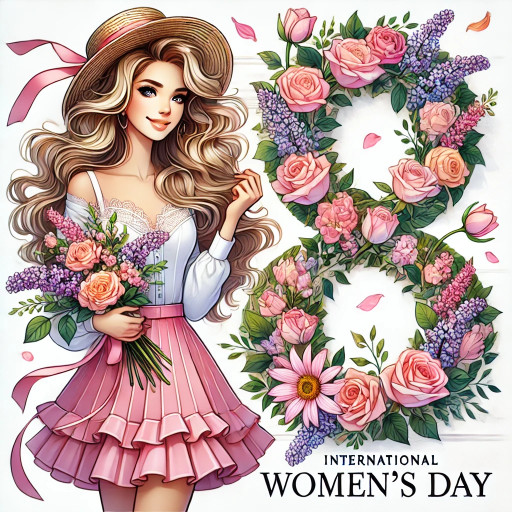 Поздравления с 8 марта для девочки