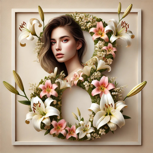 Открытка по фото к 8 марта