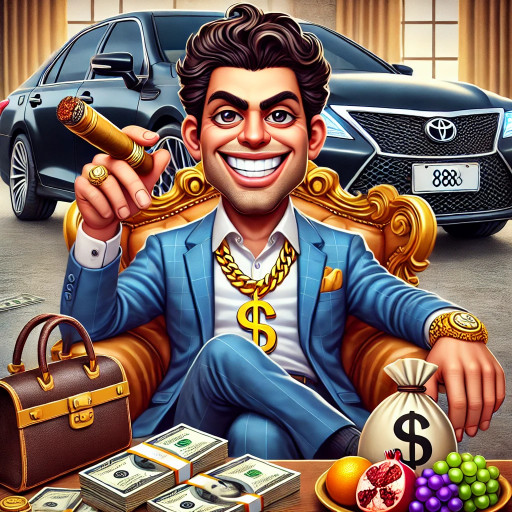 Смешной шарж на мужчину к 1 апреля