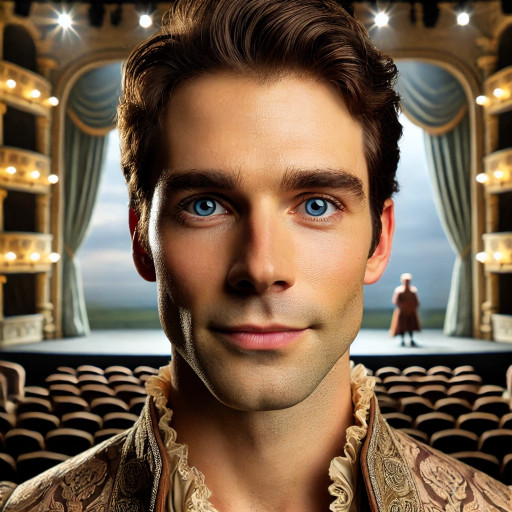 Всемирный день театра шарж актера на сцене