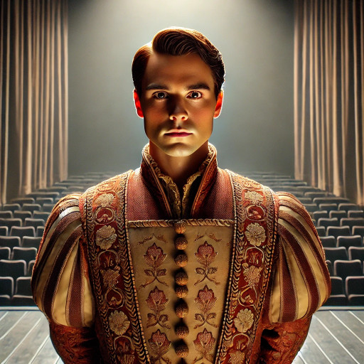 ИИ портрет театрального актера в образе