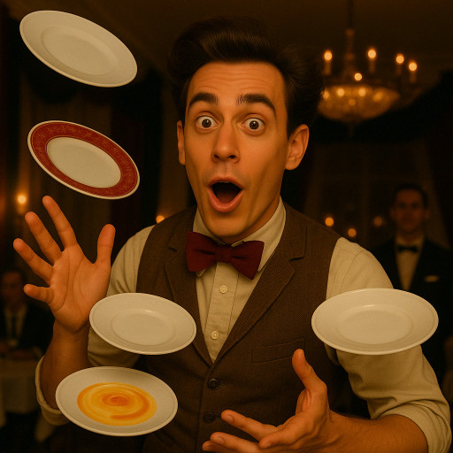 портрет женщины в образе цирковой акробатки под куполом цирка