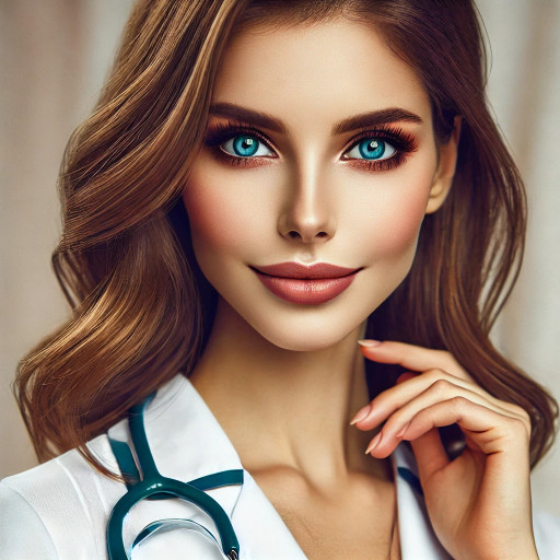 коллаж шаржей медицинских работников созданных ИИ