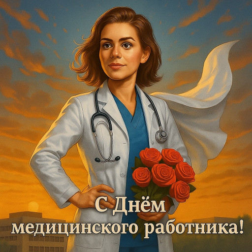 портрет медсестры нарисованный искусственным интеллектом