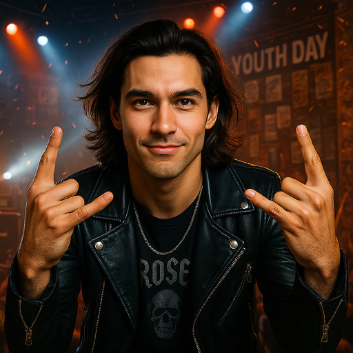 Примеры применения ИИ портретов на День молодежи