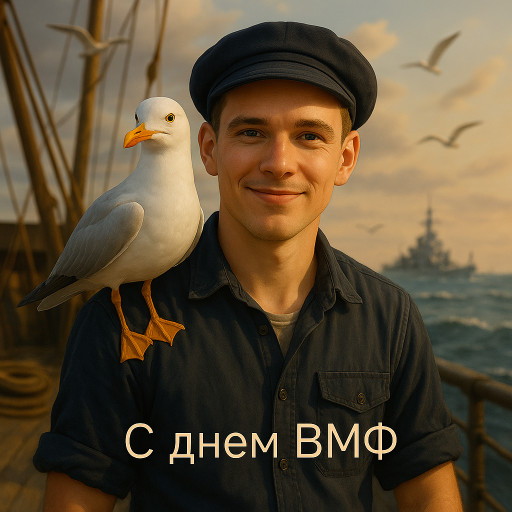 коллекция ии портретов моряков в разных стилях