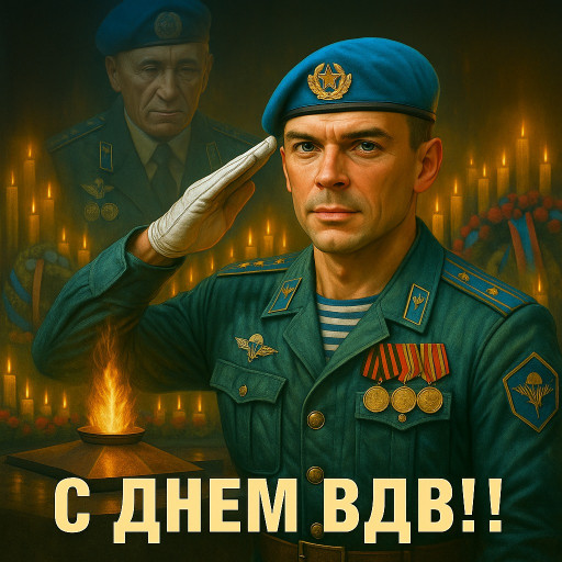 шарж десантника ко дню вдв