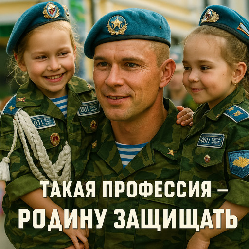 шарж десантника ко дню вдв