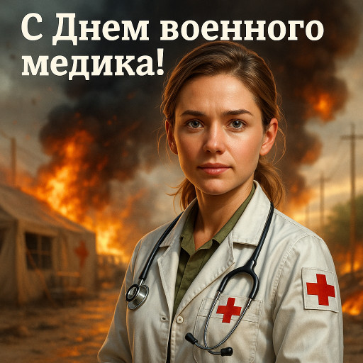 портрет военного медика в форме