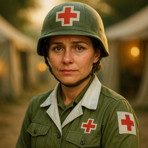 портрет военного медика в форме