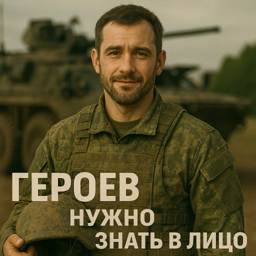 Памятный военный портрет сгенерированный искусственным интеллектом