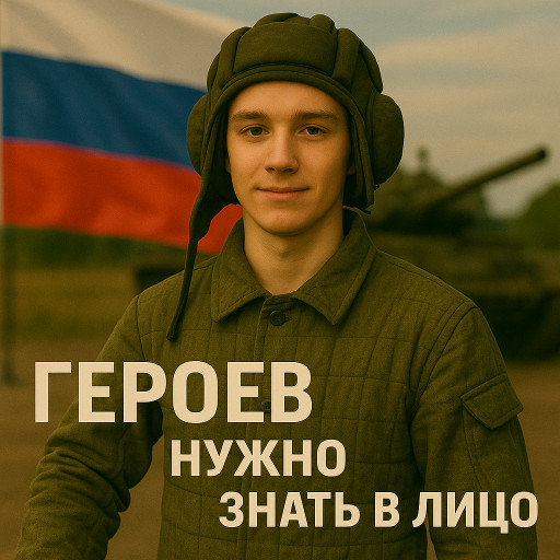 ИИ-шарж военного в героической форме созданный по фотографии