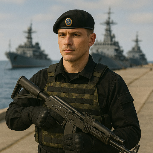 Памятный военный портрет сгенерированный искусственным интеллектом