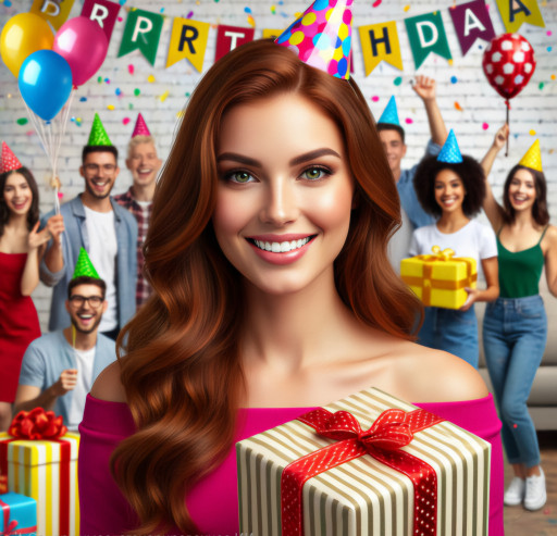 ИИ портрет именинника на день рождения