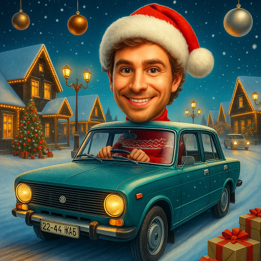 Шаржи про Новый год