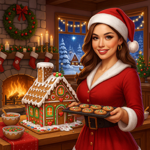 Весёлые новогодние шаржи и карикатуры по фото