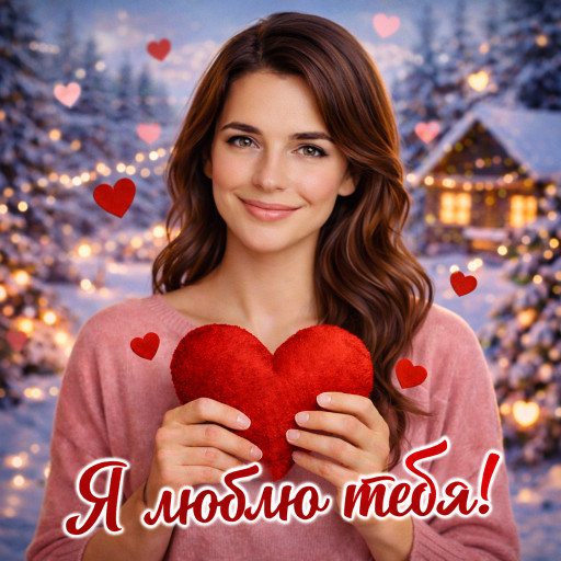 шарж для любимого человека на 14 февраля