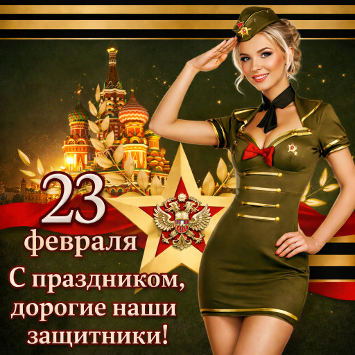 23 февраля - Поздравь своего защитника