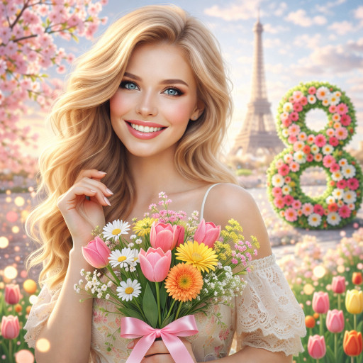 Шаржи и портреты по фото к 8 марта 