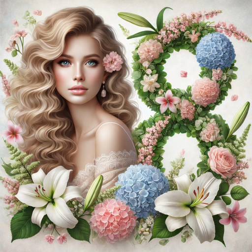 Шаржи и портреты по фото к 8 марта 