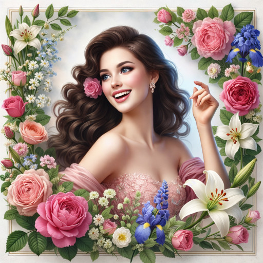 Шаржи и портреты по фото к 8 марта 