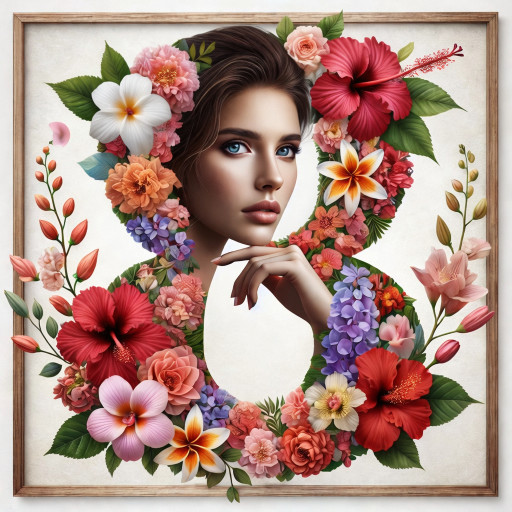 Шаржи и портреты по фото к 8 марта 