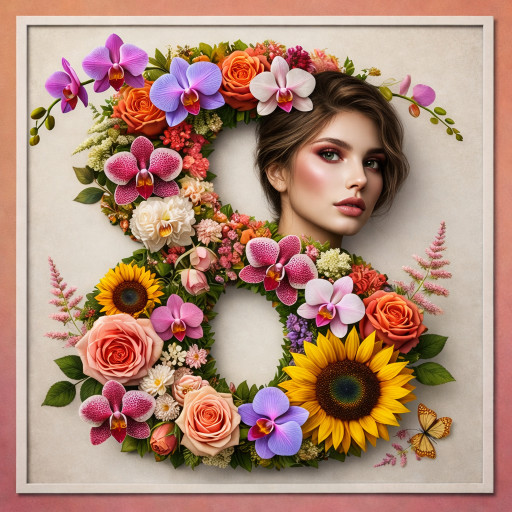 Шаржи и портреты по фото к 8 марта 