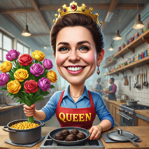 Шаржи и портреты по фото к 8 марта 