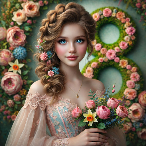 Поздравления с 8 марта для девочки