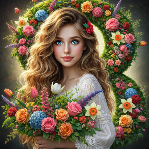 Поздравления с 8 марта для девочки